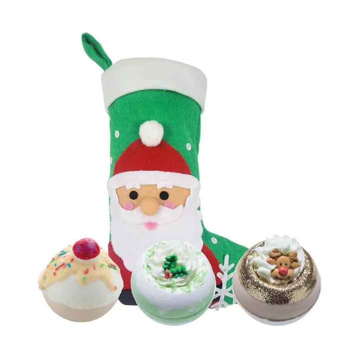 Santa Bath Bomb Stocking