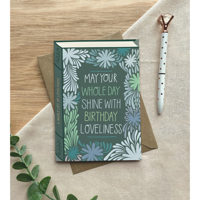 Birthday Loveliness Book Card