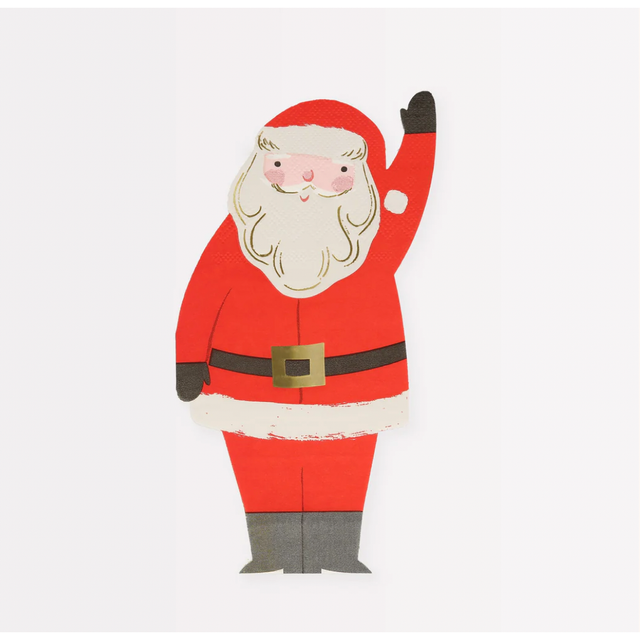 Jolly Christmas Santa Napkins