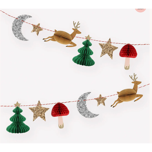 Honeycomb Festive Icon Garland