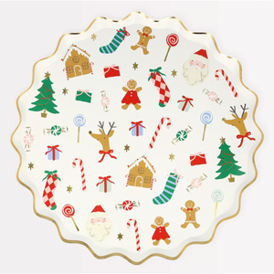 Jolly Christmas Paper Plates