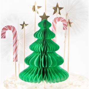 Christmas Honeycomb Cake Topper Set