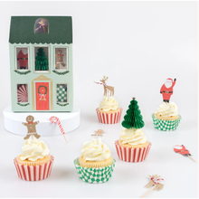 Load image into Gallery viewer, Festive House Cupcake Kit