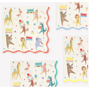 Animal Parade Party Napkins