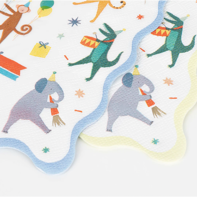 Animal Parade Party Napkins