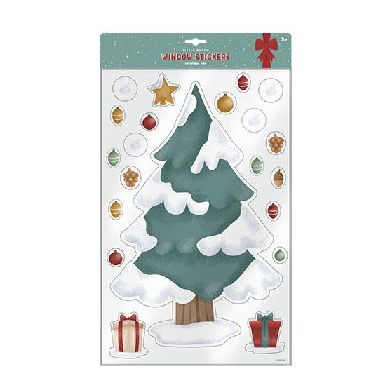 Christmas Tree Window Stickers