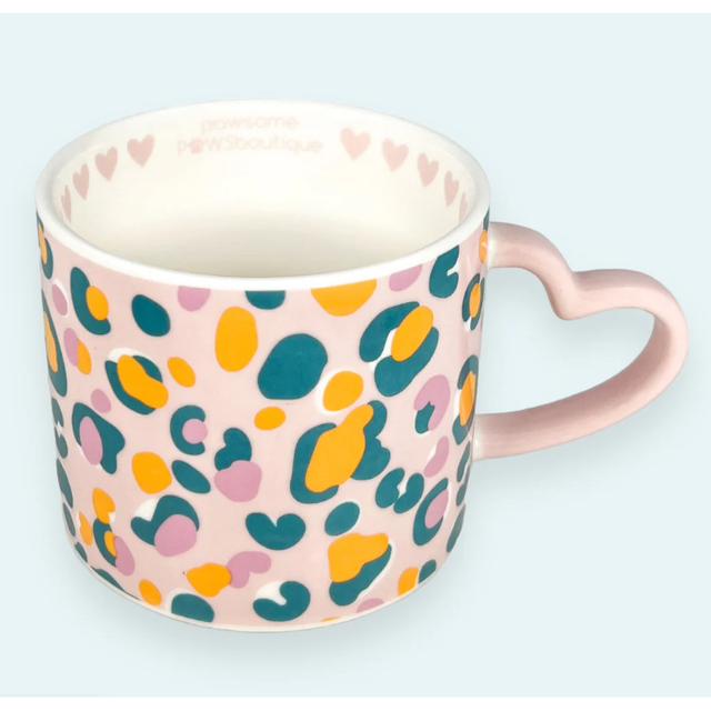 Pink Leopard Mug