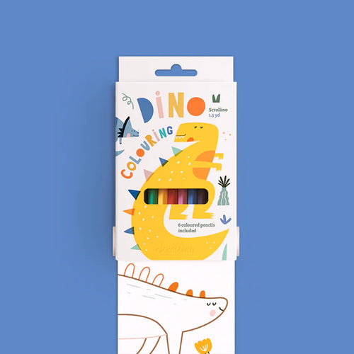 Scrollino Dino Colouring