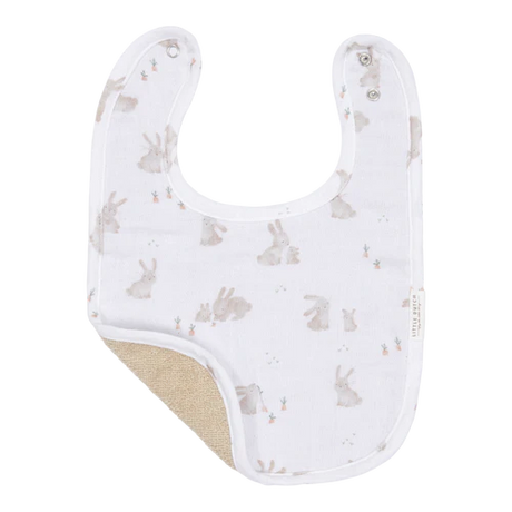 Baby Bunny Muslin Bib