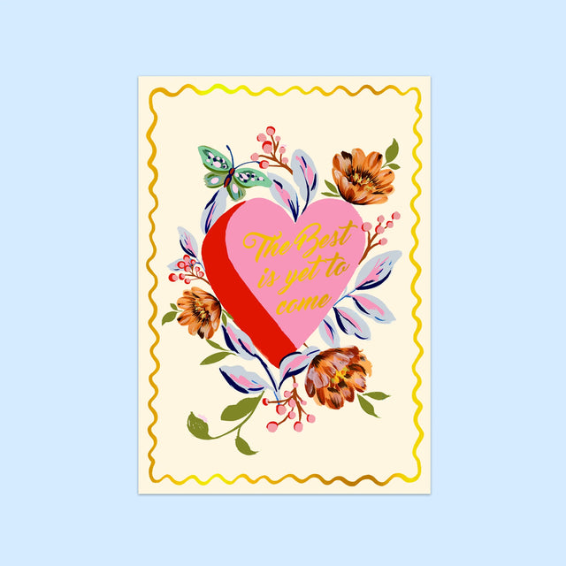 The Best Is Yet To Come Card