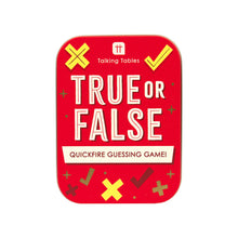 Load image into Gallery viewer, True or False Tin Game