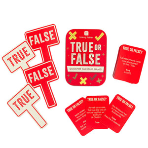 True or False Tin Game