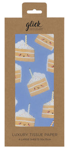 Blue Cakey Tissue Paper