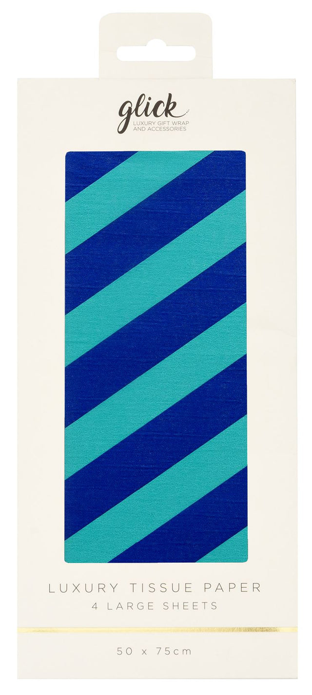 Cobalt Stripe Tissue Paper