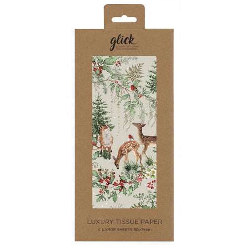 Christmas Woodland Tissue Paper
