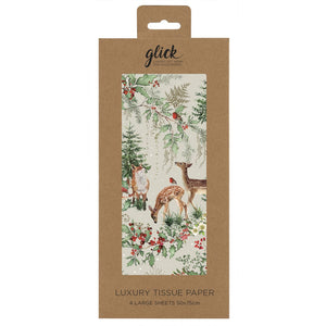 Christmas Woodland Tissue Paper