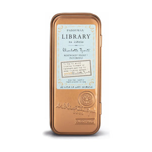 Charlotte Bronte Travel Library Candle