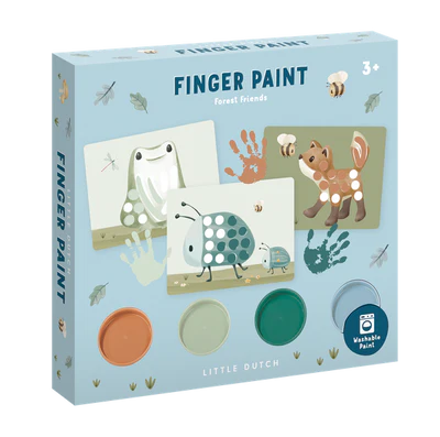 Forest Friends Finger Paint Kit