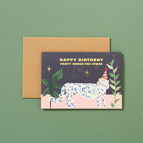 Party Under The Stars Card