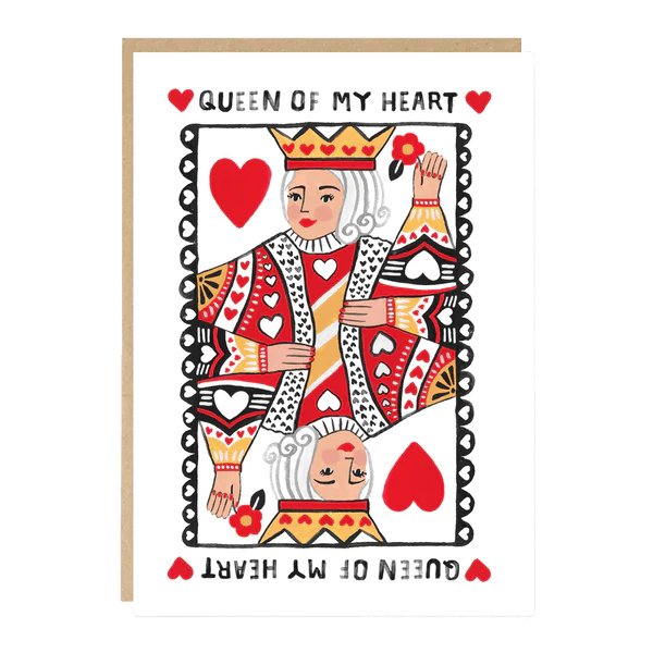 Queen Of Hearts Card