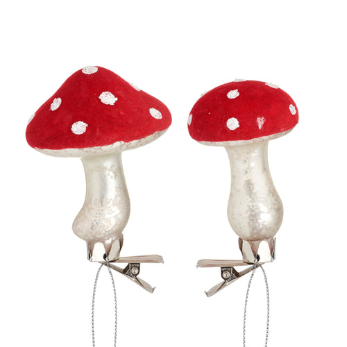 Mushroom Clip On Decorations