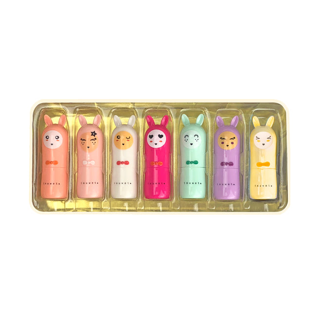 Set Of 7 Bunny Lip Balms