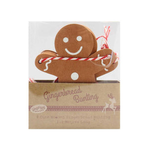 Gingerbread Man Wooden Garland