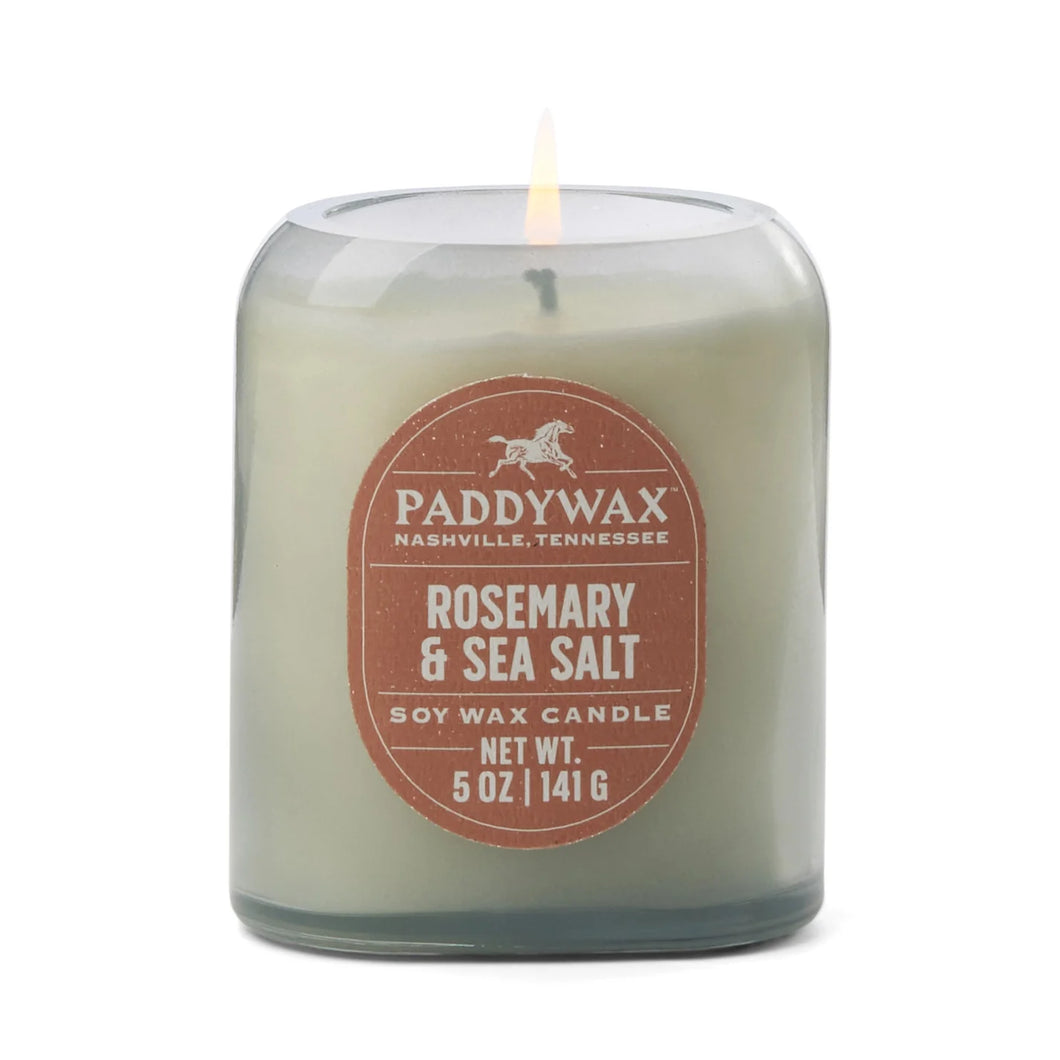 5oz Glass Candle - Rosemary & Sea Salt