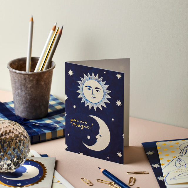 You Are Magic Moon & Sun Card