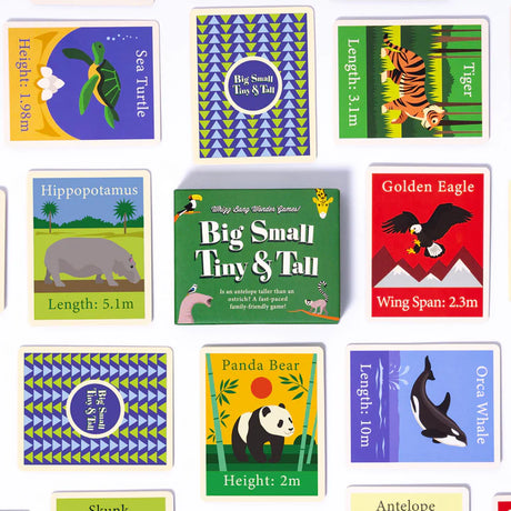 Big Small Tiny Tall Card Game