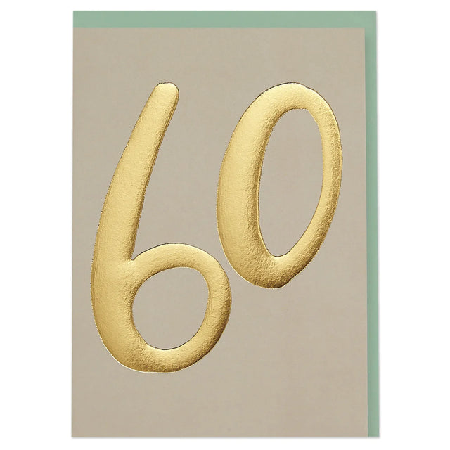 60 Luxe Birthday Card