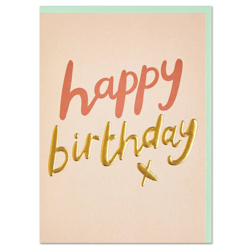 Happy Birthday Handwritten Card