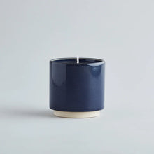 Load image into Gallery viewer, Orange &amp; Cinnamon Midnight Blue Pot Candle
