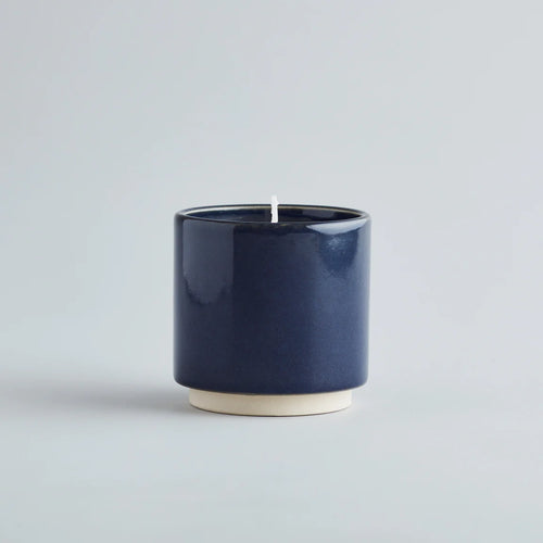 Orange & Cinnamon Midnight Blue Pot Candle