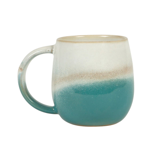 Turquoise Dip Glazed Mug