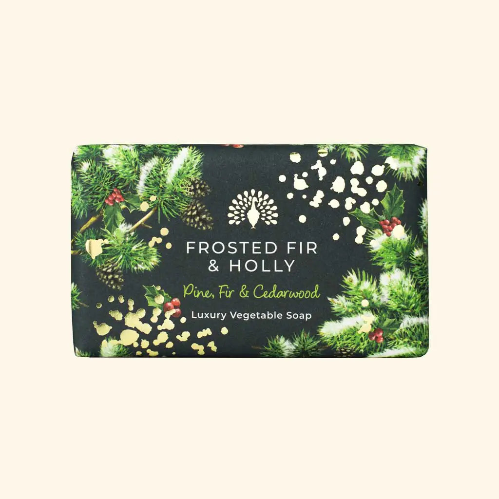 Frosted Fir & Holly Soap Bar