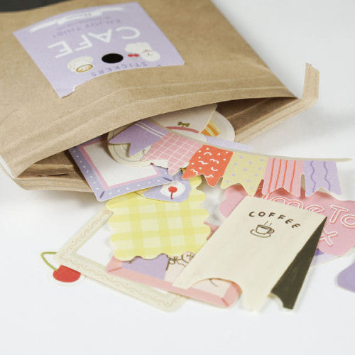 Flaky Stickers: Cafe