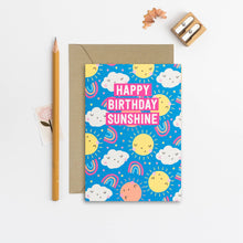 Load image into Gallery viewer, Happy Birthday Sunshine Card