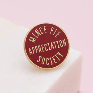 Mince Pie Appreciation Society Pin