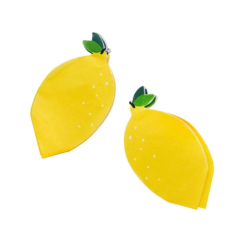 Lemon & Gingham Napkins