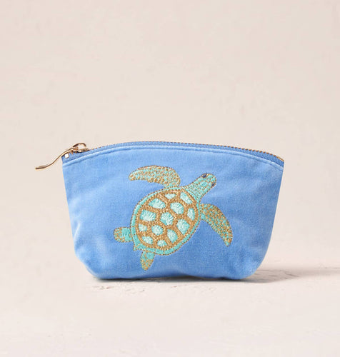 Caribbean Blue Turtle Coin Purse