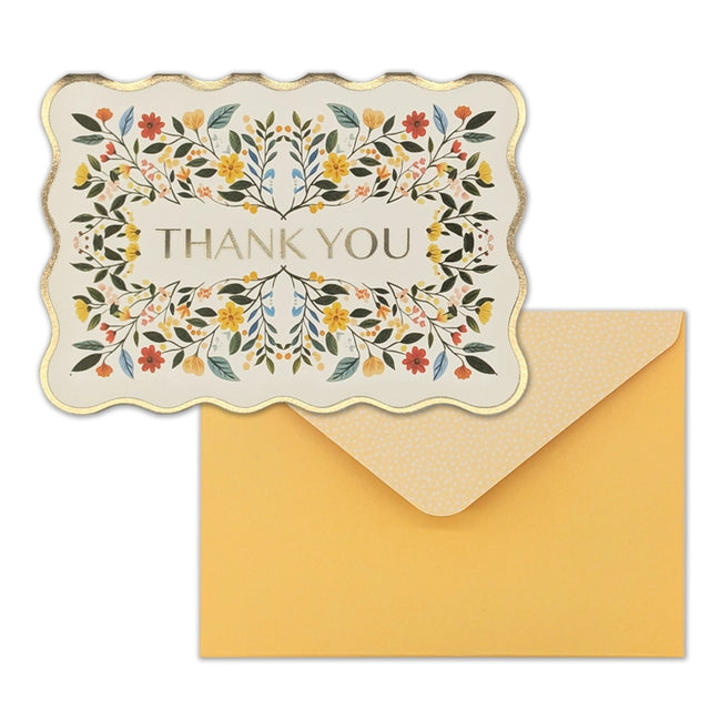 Thank You Floral Boxed Notecards