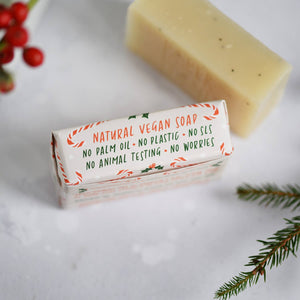 Peppermint Candy Cane Soap Bar