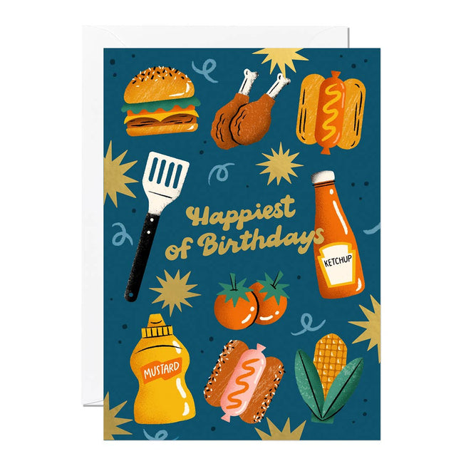 BBQ Birthday Card