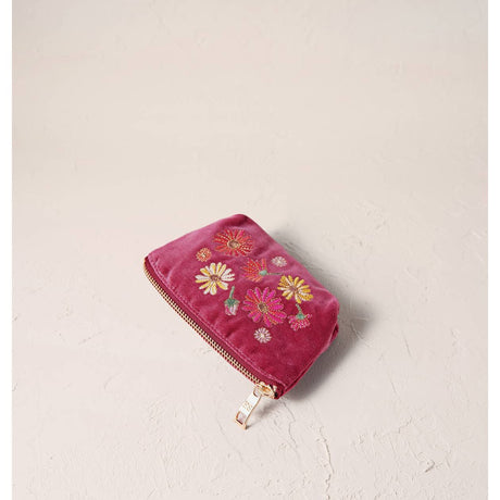 Wildflower Coin Purse - Rose
