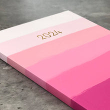 Load image into Gallery viewer, Pink Stripe 2024 Planner