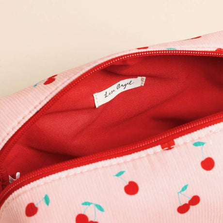 Cherry Print Make Up Bag