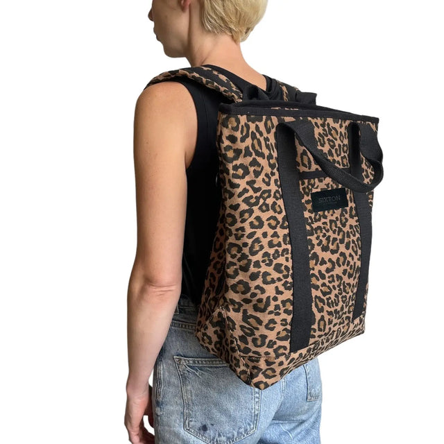 Leopard Print Backpack