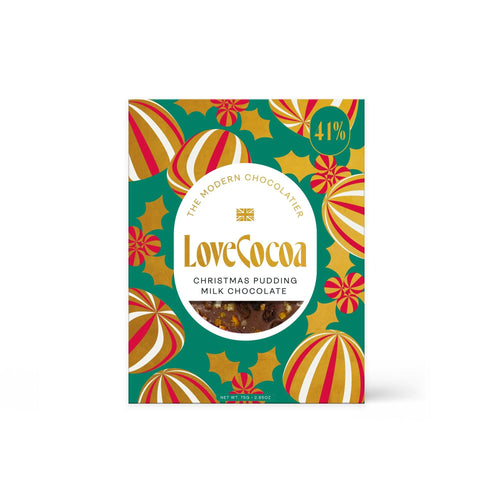 Christmas Pudding Chocolate Bar