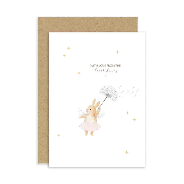 Tooth Fairy Bunny Card